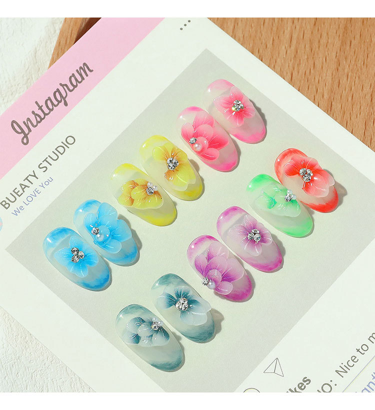 New Arrival Flower Nail Decoration 
