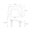 Height Adjustable PU Leather Arm Rest Pillow Comfrtable Manicure Arm Rest