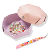 PU Leather Nail Decoration Storage Desk Tool Storage