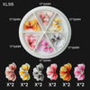 Nail accessory 3D sculptured Resin Flowers Nail Decoration
