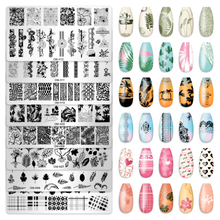 Heart Flower Stencil Nail Art Stainless Steel Stamping Plates