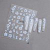 Flower with Rhinestone Nail 3D Sticker