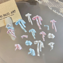 Pearl Bow Mixed Color Nail Decoration