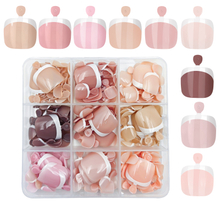 216pcs/box French Toenail Tip