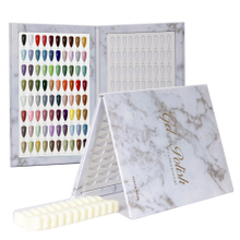 160Colors Marble Style Color Chart Nail Display Book