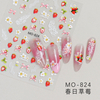 New Creamy Strawberry Nail Diy Sticker Nail Decoration