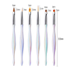 6pcs/Set UV Gel Nail Brush Liner DIY Painting Pen