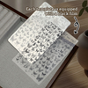 Rectangle Stainless Steel Nail Stamping Plate Flower Lace Butterfly Nail Art Tool