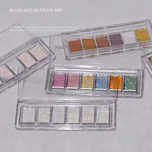 Solid Aurora Borealis Nail Glitter Opal Chrome Nail Powder Wipe Glitter Dust for Manicure Tool