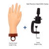Nail Training Practice Hand With Clamp