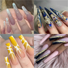 192pcs/box 4 Shapes in 1 Box Extra Long Nail Soft Gel Tips
