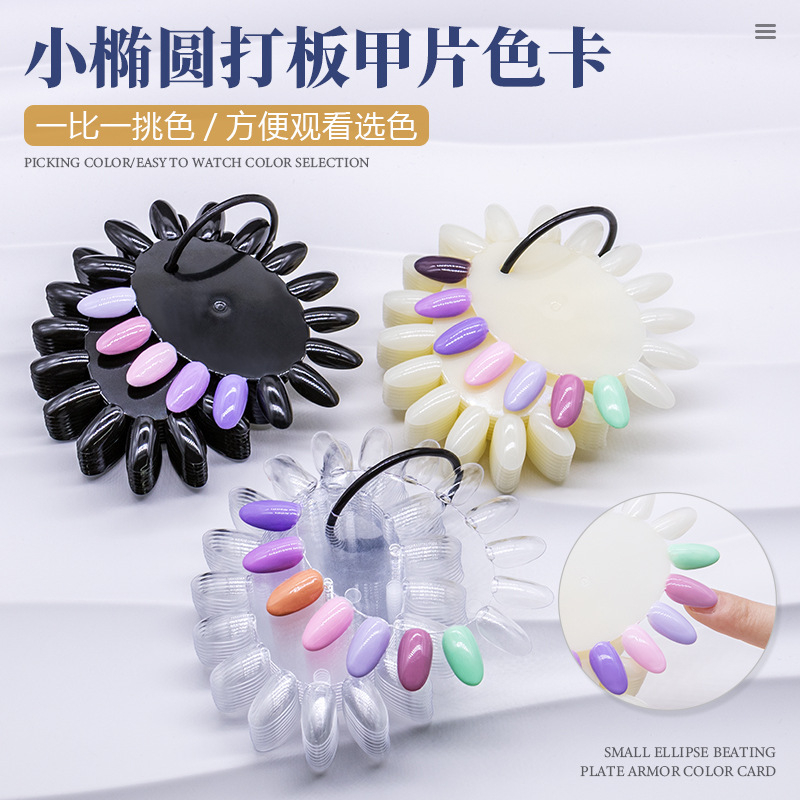 16 Tips Oval Shape Nail Polish Color Chart