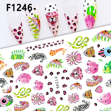 2026 New Line Colorful Nail Sticker