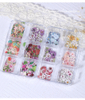 Ultra-thin Nail Art Wood Pulp Chips Small Daisy Flowers Leaves Nail Decoration