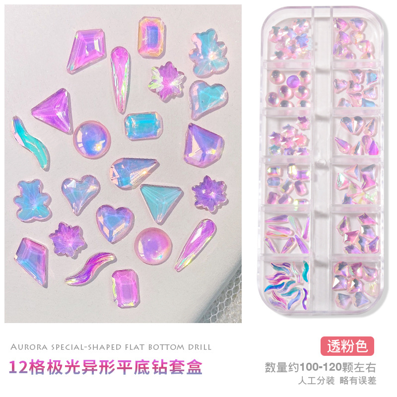 AB Color Nail Rhinestone 