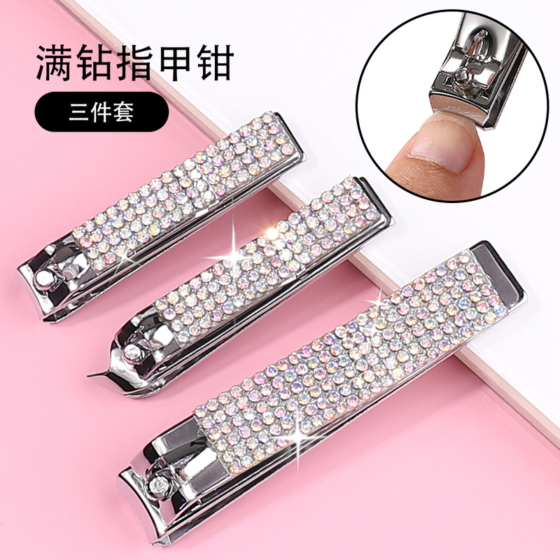 Nail Clippers with Rhinestones