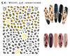 WG181-189 Nail Mice Check Pattern Sticker