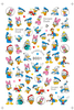 D001 Donald Duck Nail art sticker