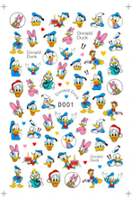 D001 Donald Duck Nail art sticker