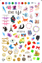 XF3216 3D Nail Art Sticker