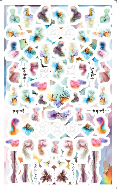 F773 Self-adhesive Nail Sticker 2021 New