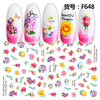 F648 Flower 3D Nail Sticker 