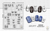 CA616 Self-adhesive Nail Art Sticker