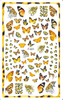 F681 Leopard Butterfly Self-adhesive Nail Art Sticker
