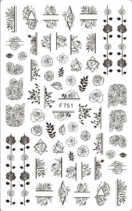 F751 Self-adhesive Nail Sticker 2021 New