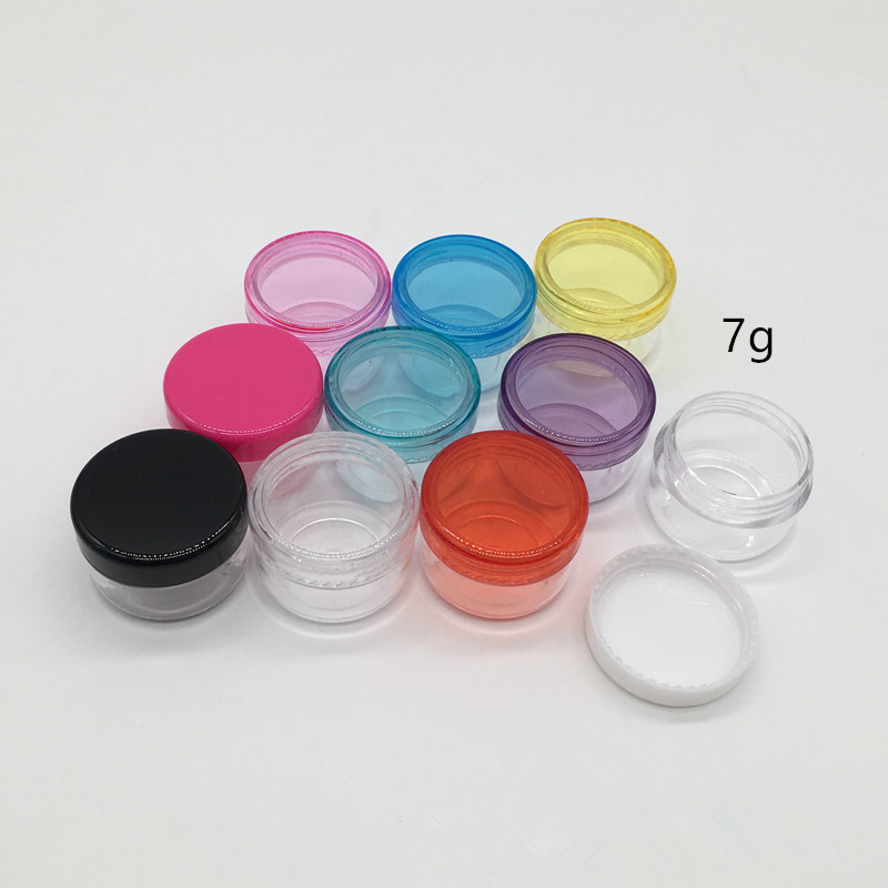 7g PS Different Color Round Decoration Accessories Bottle