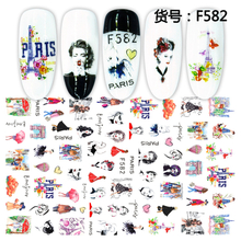 F582 3D Self Adhesive Nail Art Sticker