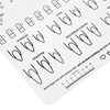 Silicone Nail Practice Pad with Size 40*30cm