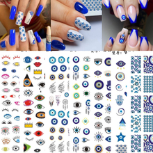 WG886-897 Evil‘s Eye Adhesive Nail Sticker
