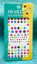 Cloud Heart Star 5D Embossed Nail Sticker