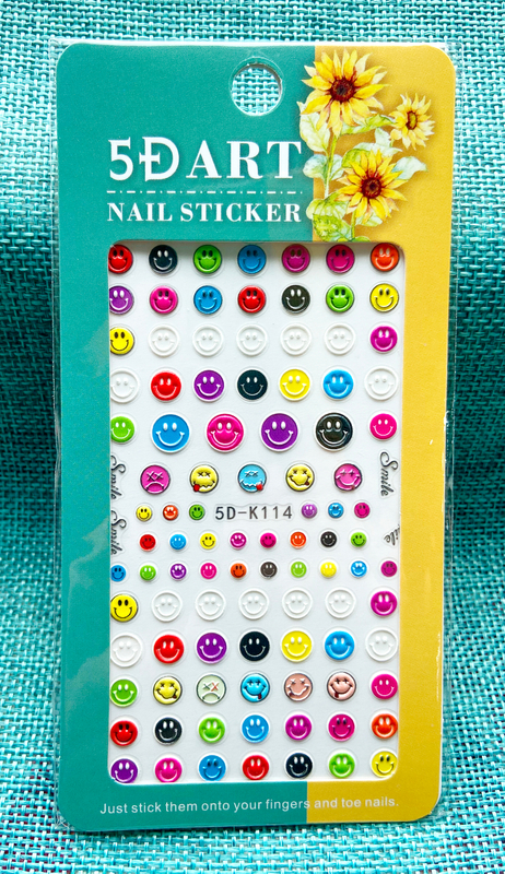 Cloud Heart Star 5D Embossed Nail Sticker