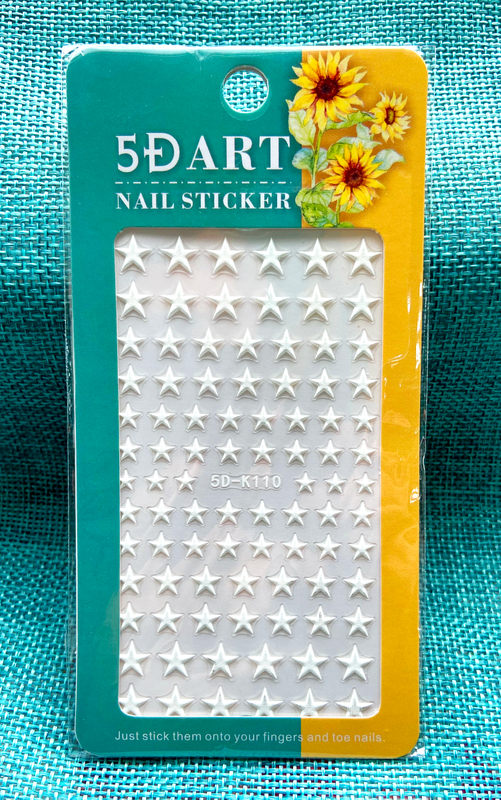 Cloud Heart Star 5D Embossed Nail Sticker
