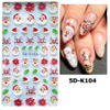 Merry Christmas 5D Embossed Nail Sticker
