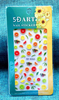 5D Embossed Fruit Lemon Berry Cherry Watermelon Nail Sticker