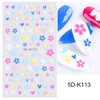 Cloud Heart Star 5D Embossed Nail Sticker