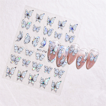 Laser Butterfly Nail 3d Sticker