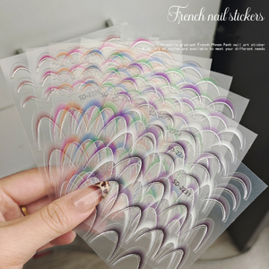 Nail French Mnicure 3D Sticker 