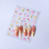Cute Rabbit and Flower Nail Sticker