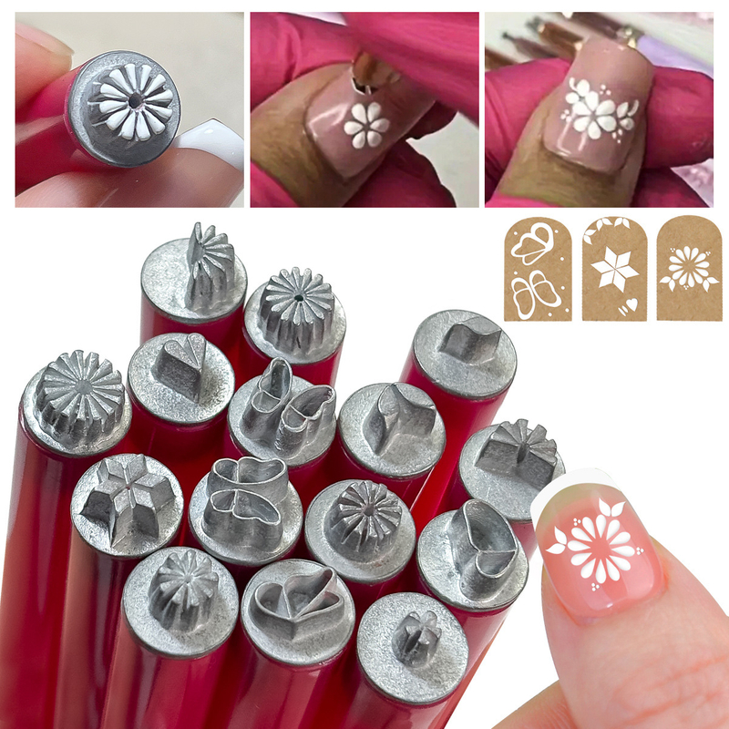 Metal Nail Art Stamp Pen Set Nail Stamp Pen