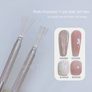Multi-Function 7-Pin Nail Art Pen Nail Art Tool For Spider Gel And Other Nail Design