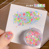 Laser Glitter Gradient Sequin Mixed Colorful Sequin Powder Nail Decoration 