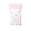 Vintage Tulip Flower Embossed Nail Sticker