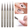 Ultra Thin Nail Liner Brush Metal Handle 