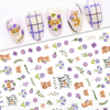 2026 Flower Fruit Cute Nail 3d Sticker