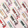 24pcs/pack Square Head Short Solid Pure Color Press on Acrylic Nail Tip Set Poly Gel Stickers File Reusable Manicure Tool 