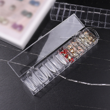 12 Grids Empty Container Nail Charm Storage Box